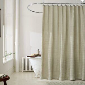 West Elm  Plush Waffle Shower Curtain  - BRAND NEW / UNOPENED